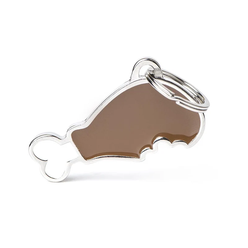 Placa ID en Forma de Pollo para Perros