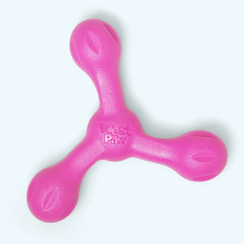 SKAMP de West Paw® color Rosa Fucsia (Hot Pink) – Rama Suave de Juguete para Perros