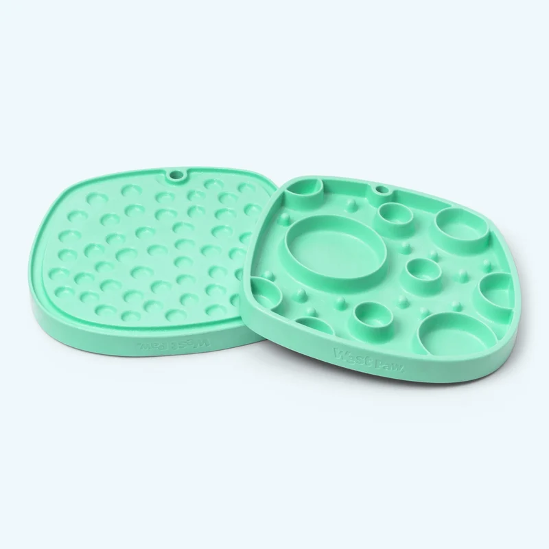 Feast Mat: Alimentador Lento y Lick Mat Menta Edición Limitada (Mint) – Tapete de Lamedura Todo en Uno de West Paw®