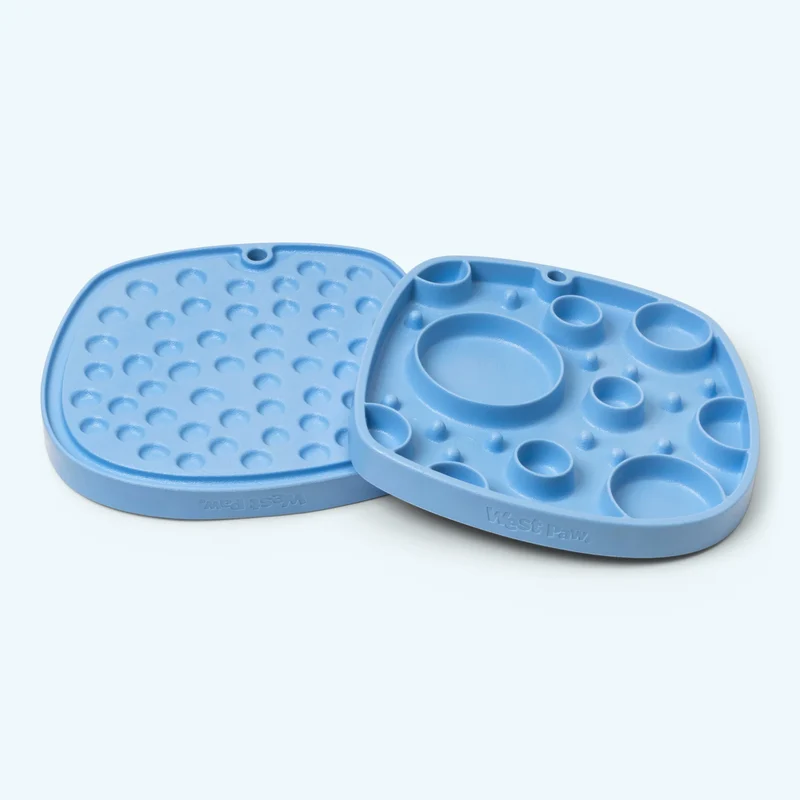 Feast Mat: Alimentador Lento y Lick Mat Lavanda Edición Limitada (Periwinkle) – Tapete de Lamedura Todo en Uno de West Paw®