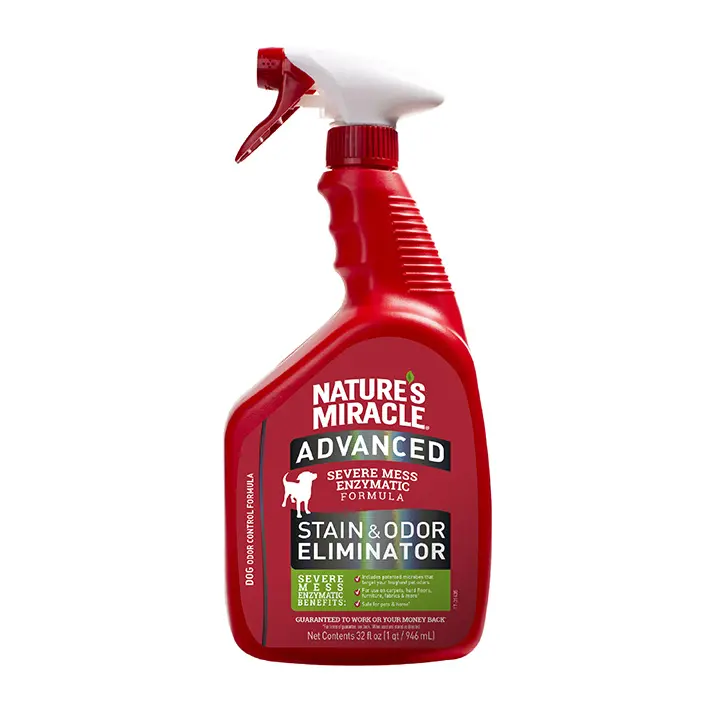 Eliminador Avanzado de Manchas y Olores para Perros – 946 mL | Nature’s Miracle