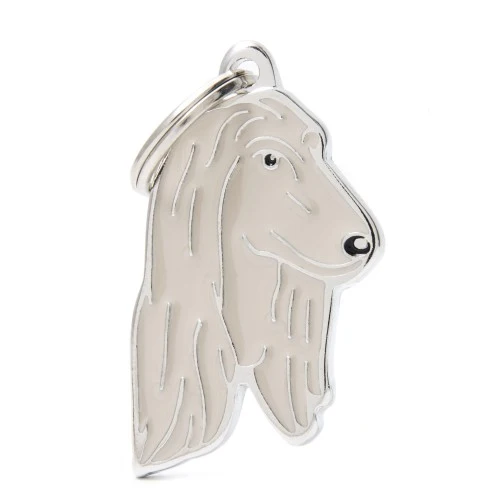 Placa ID en Forma de Galgo Afgano para Perros | MyFamily