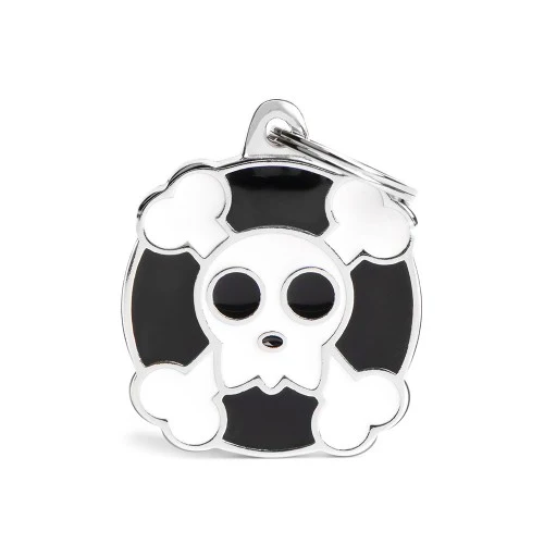Placa ID Charms Calavera – Grande (Big Skull) | MyFamily