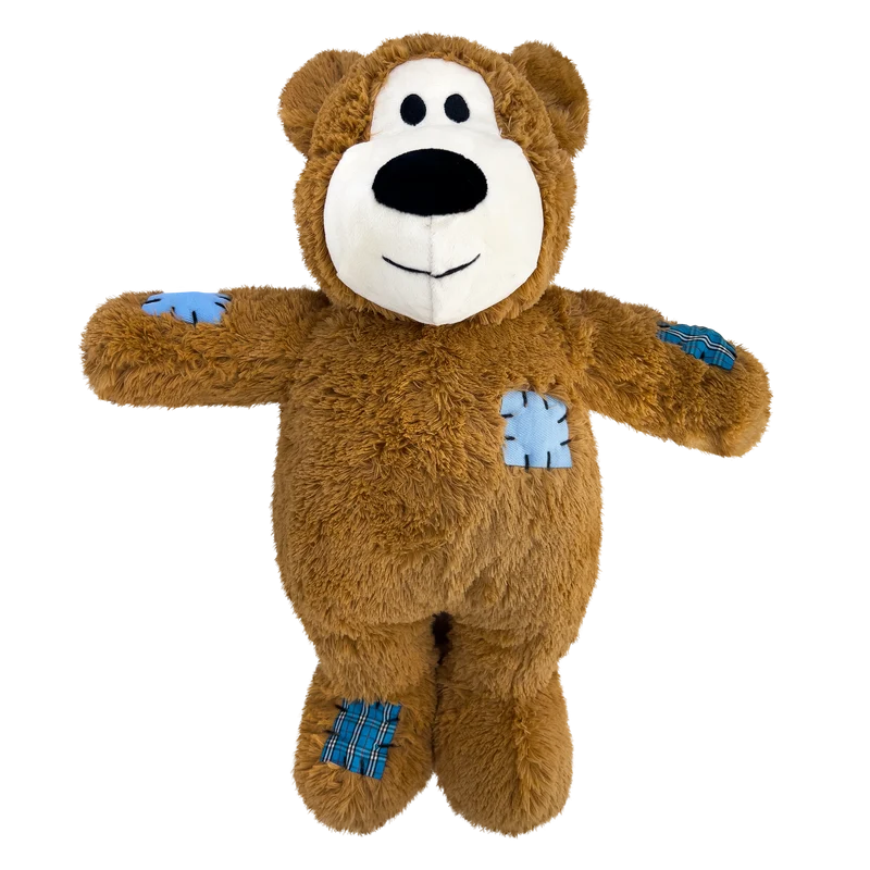 Wild Knots Bear Jumbo - Juguete de Peluche Gigante y Resistente para Perros | KONG