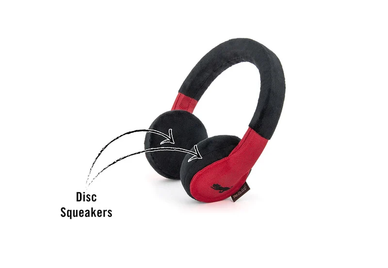 Los Auriculares - Juguete de Peluche para Perros Globetrotter | Pet P.L.A.Y.