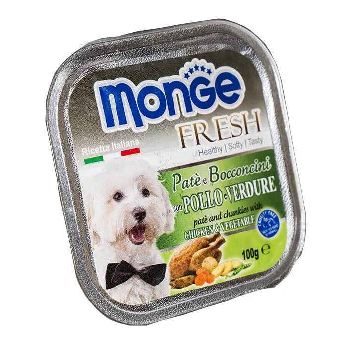 Monge Pollo Verduras x 100 Gr