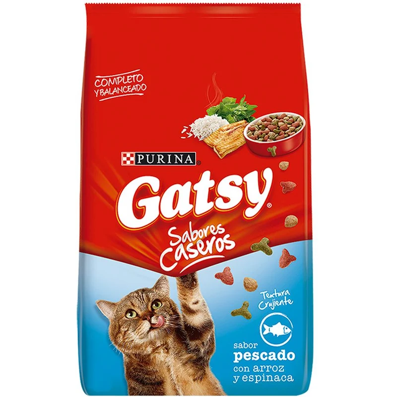 Gatsy Pescado. Arroz Y Espinaca x 500 Gr