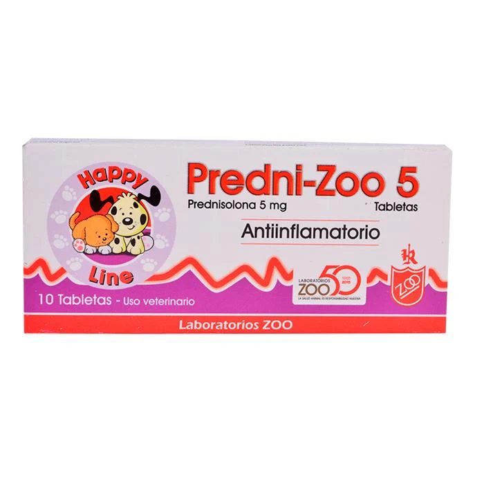Predni-Zoo x 5 Mg (10 Tabletas)