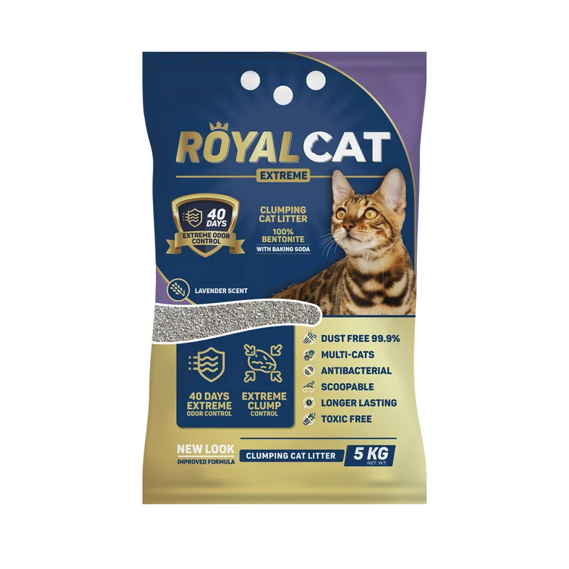 Scoopable Arena Para Gatos x 5 Kg (Olor Lavanda)