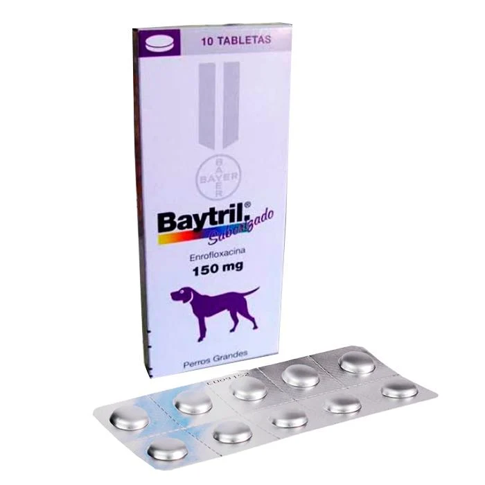 Baytril x 150 Mg (10 Tabletas)