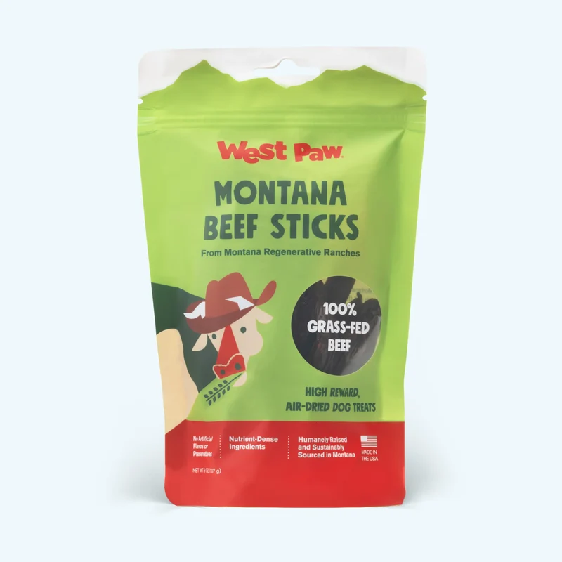 Beef Stick Deshidratado para Perros - 100% Órganos de Res | West Paw