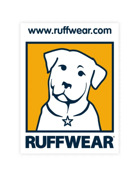 Sticker Promocional de Marca Ruffwear - Calcomanía 5 x 8 cm | Ruffwear Merchandising