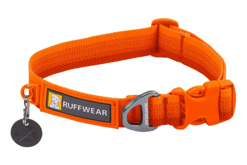 Collar para Perros Modelo Front Range Collar Naranja Brillante (Blaze Orange) de Ruffwear®