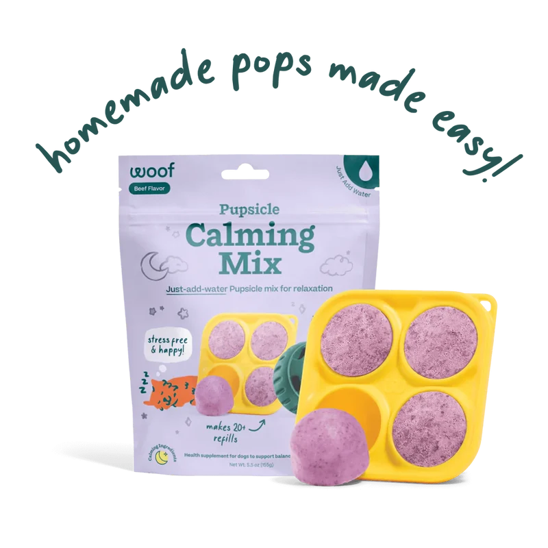 Pupsicle Pops Calmantes para Perros | Mezcla Casera para The Pupsicle - Woof