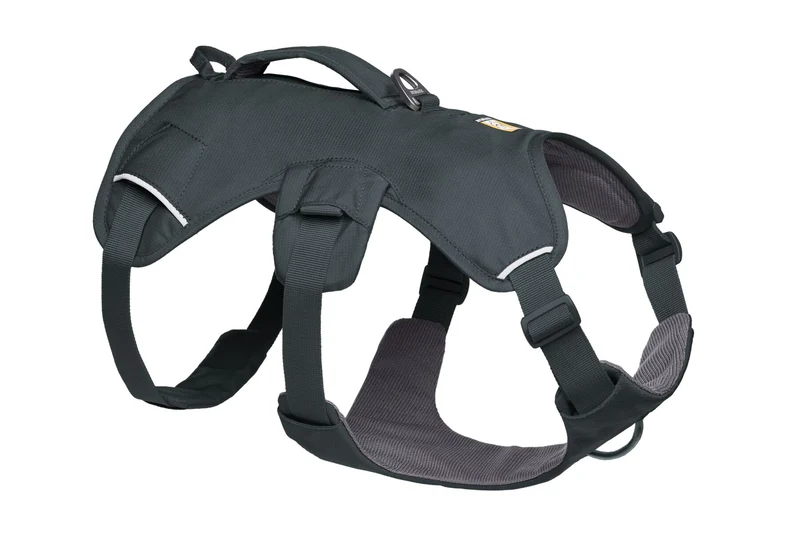 Web Master™ Pechera Multiusos con Asa y Sistema Anti-Tirones - Gris (Basalt Gray) | Ruffwear®