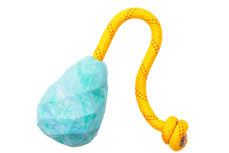 Huck-a-Cone® Azul Glacial (Glacial Blue) | Juguete para Jalar, Lanzar y Rebotar de Ruffwear®