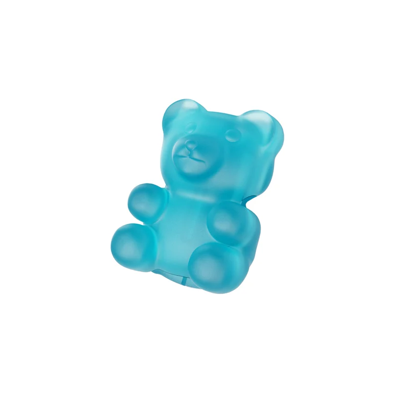 Zee.Pinz Blue Gummy Bear - Charm para Correas y Collares de Cinta Plana | Zee.Dog
