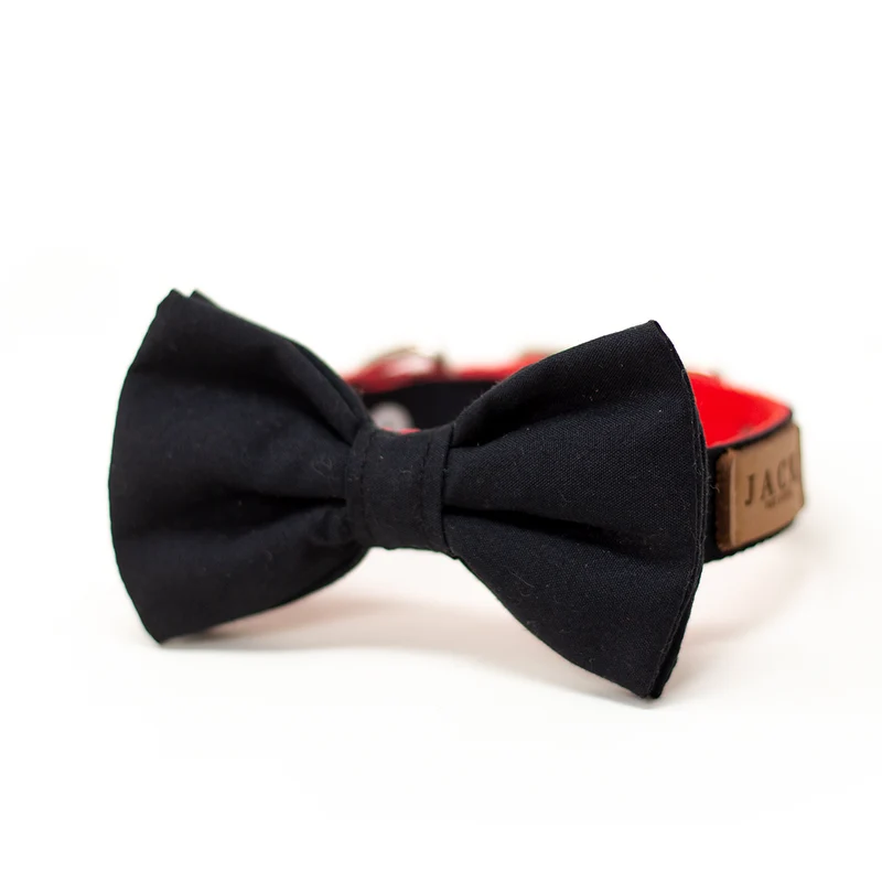 Collar de Corbata de Moño Negro para Perro de Jack Pet Style