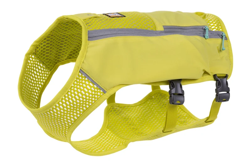 Chaleco para Perros Trail Runner Running Vest en Amarillo Fosfo (Lichen Green) de Ruffwear