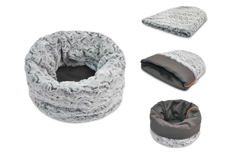 Cama Para Perros Snuggle Bed Gris de Pet P.L.A.Y.