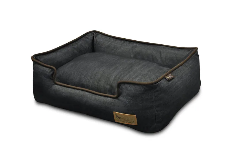 Cama Para Perros Denim Lounge Bed Contorno Café de Pet P.L.A.Y.