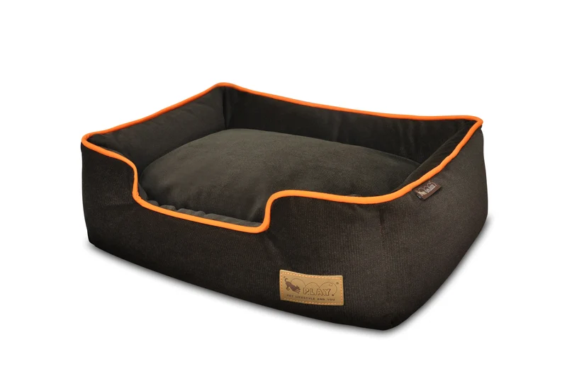 Cama Para Perros Urban Plush Lounge Marrón de Pet P.L.A.Y.
