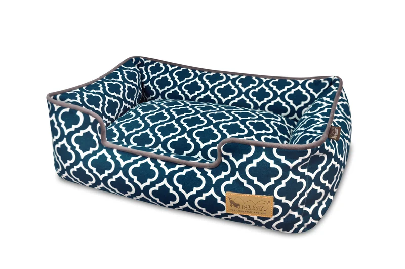 Cama Para Perros Moroccan Lounge Bed Azul Marino de Pet P.L.A.Y.