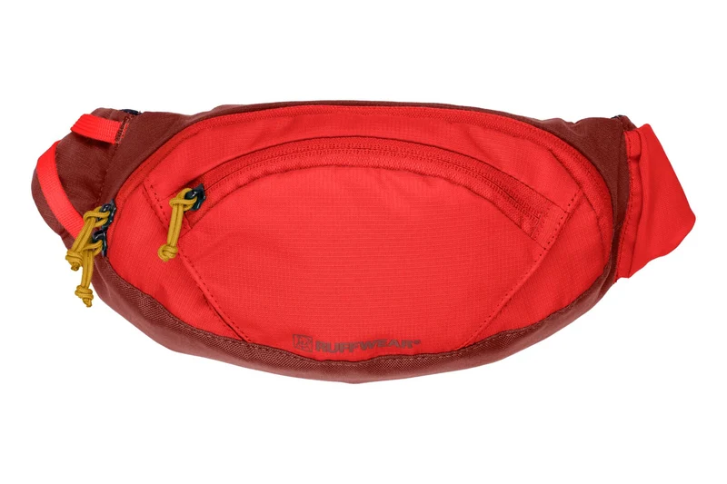 Home Trail® Hip Pack Rojo de Ruffwear - Cangurera para Humanos con Perros