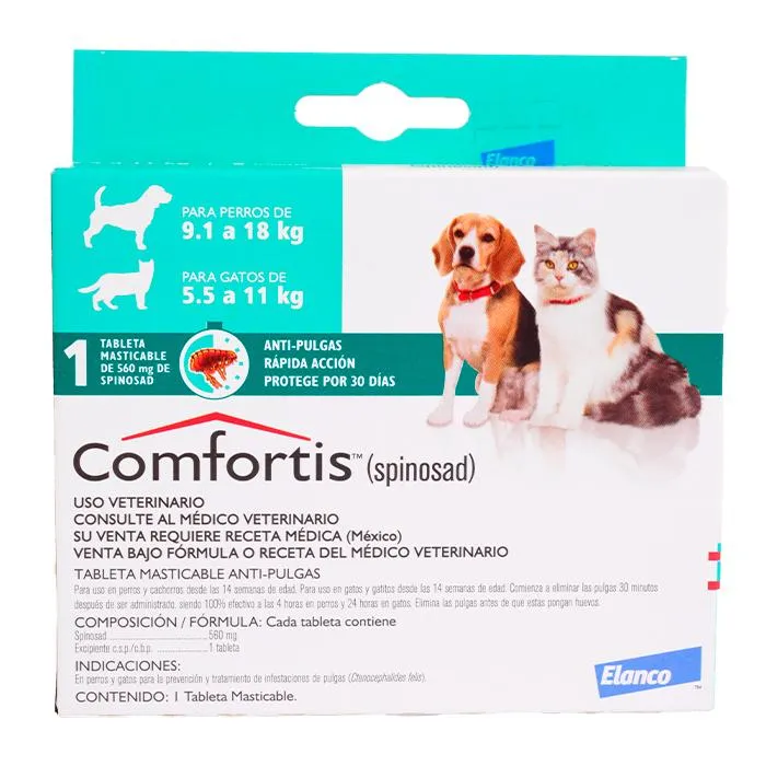 Comfortis 9.1 A 18 Kg
