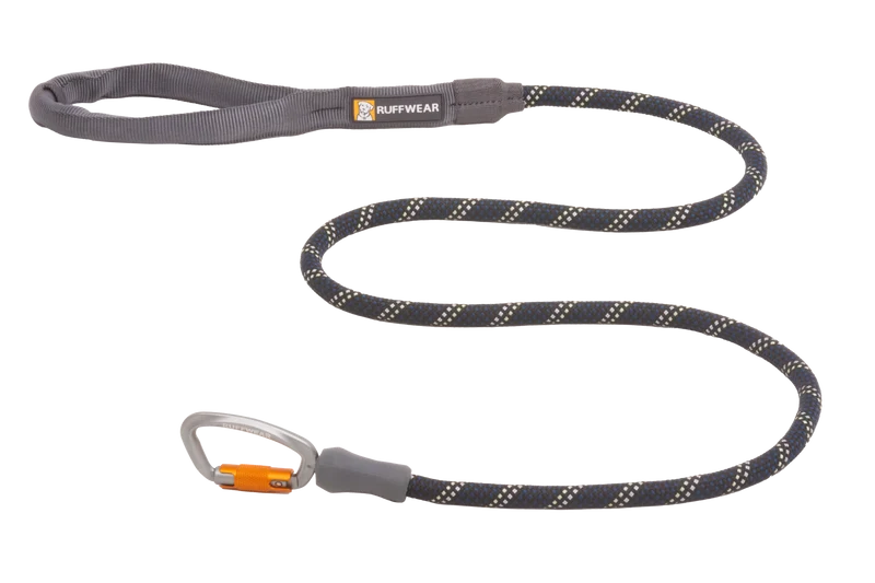 Correa de Cuerda Knot-a-Leash para Perros - Negra (Obsidian Black) | Ruffwear