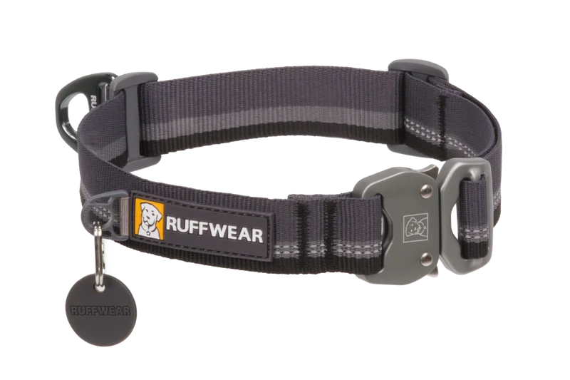 Collar Para Perro Top Rope™ con Hebilla Metálica - Gris (Basalt Gray) | Ruffwear
