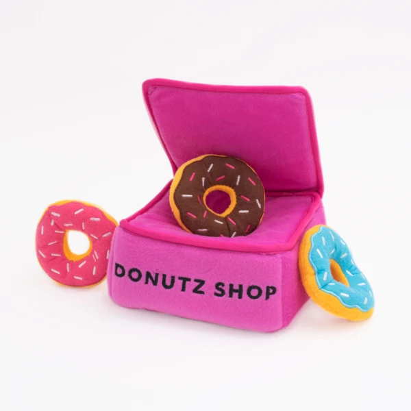 Caja con Donas de Peluche para Perros Zippy Burrow - Donutz Box