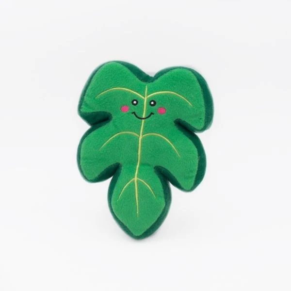 Hoja Monstera de Peluche - Squeakie Pattiez - Monstera Leaf Zippy Paws