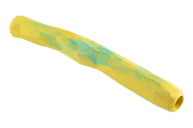 Gnawt-a-Stick® Amarillo Fosfo (Lichen Green) Juguete para Perros p/Aventar de Ruffwear®
