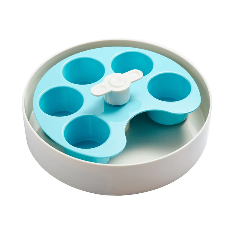 SPIN Comedero Interactivo Palette en Azul de PetDreamHouse