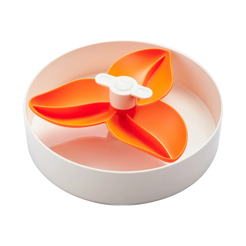SPIN Comedero Interactivo de Bougainvillea en Naranja de PetDreamHouse