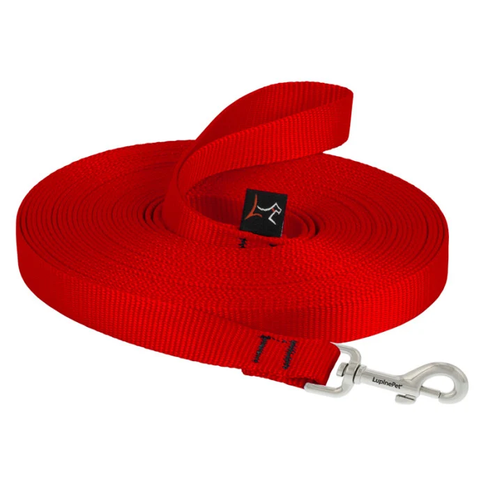Correa Larga para Entrenamiento en Rojo en 9 o 4.5 mts - Training Lead de Lupine