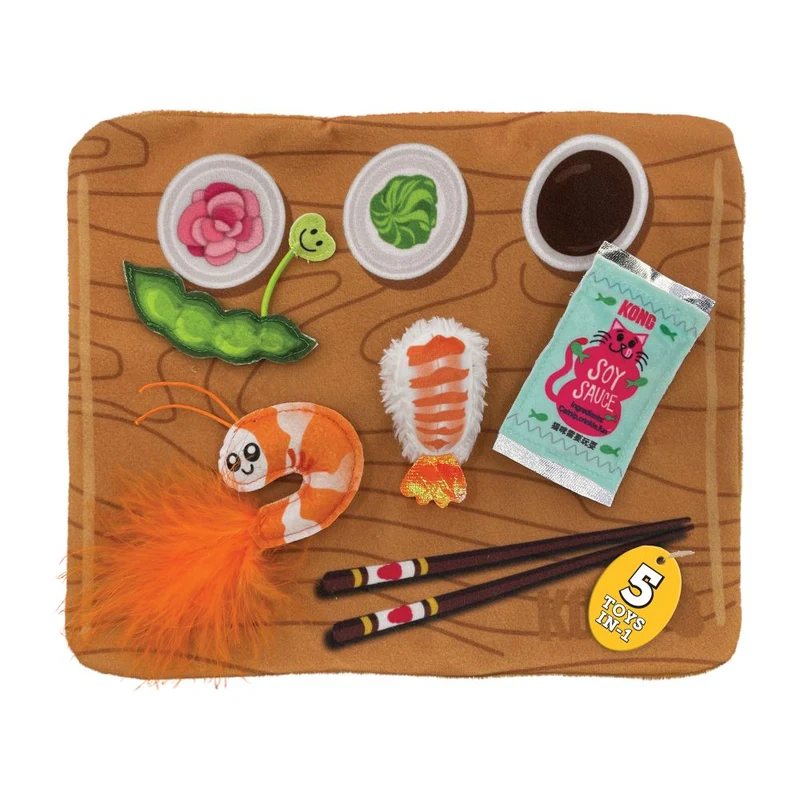 Pull-A-Partz® Sushi de Juguete para Gatos de Kong