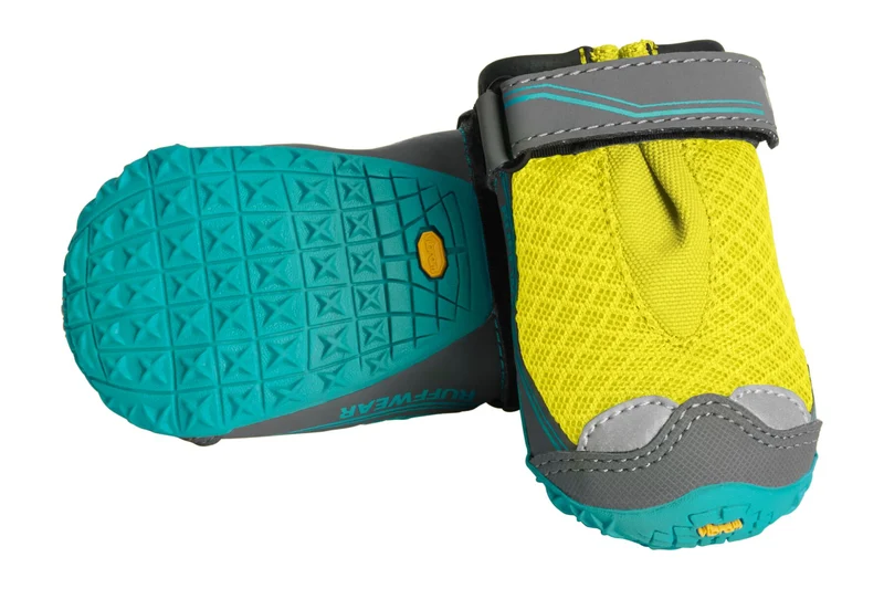 Botas para Perros Grip Trex™ de Ruffwear en Amarillo Fosfo (Lichen Green)(PAR DE BOTAS / 2 BOTAS)