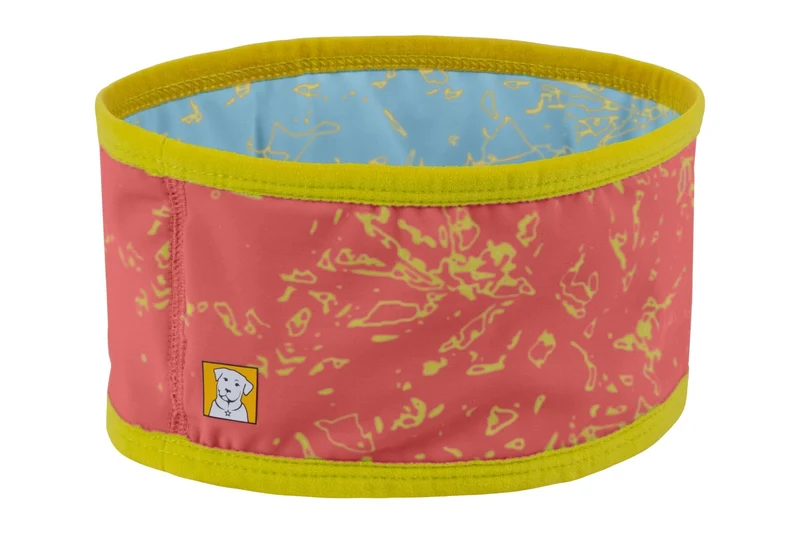 Swamp Cooler Neck Gaiter® Banda de Enfriamiento en Rosa Salmón / Azul Cielo de Ruffwear®