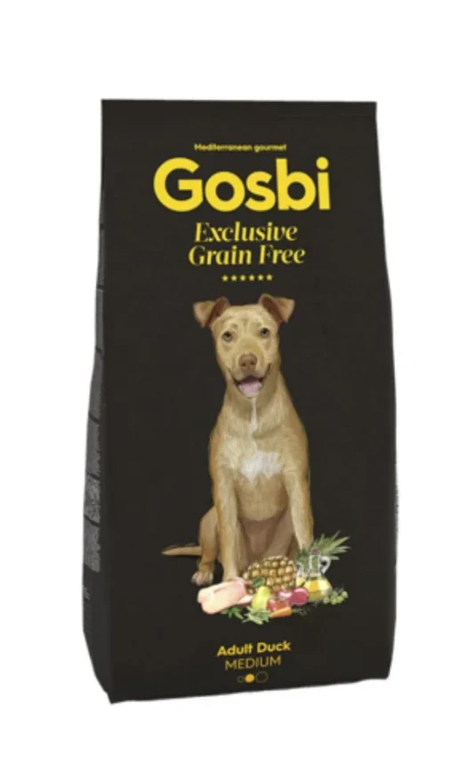 Gosbi | Exclusive Grain Free Dog Adult Medium Duck