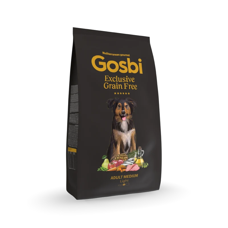 Gosbi | Exclusive Grain Free Dog Adult Medium Light (Pavo y pescado blanco)