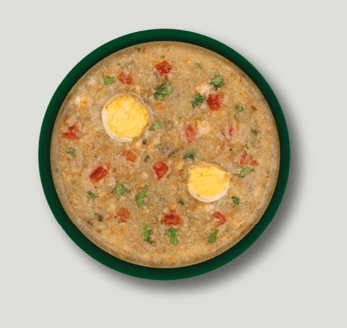 Natsbi Pollo con Huevo de Codorniz al vapor con salsa 80 gr. Alimentación completa