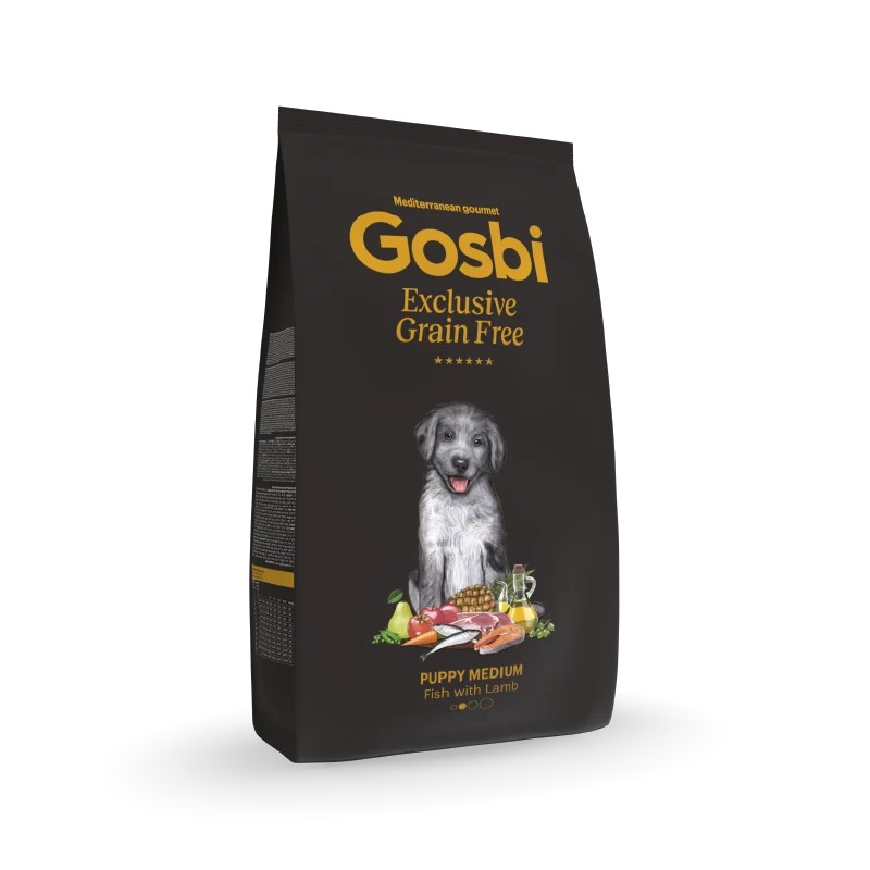 Gosbi | Exclusive Grain Free Dog Puppy Medium Fish with Lamb