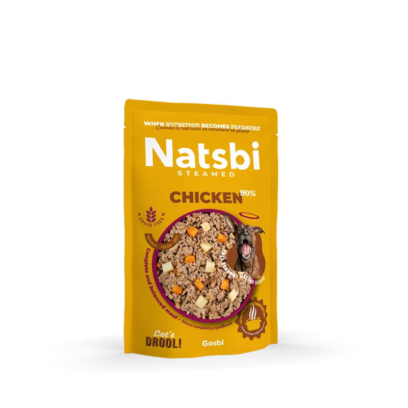 Natsbi | Steamed dog chicken | Pollo | Gosbi