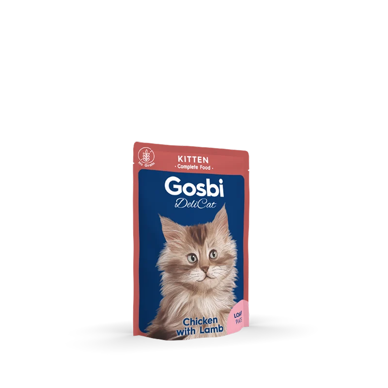 Gosbi | Delicat Kitten Chicken with Lamb | Pollo y Cordero para Gatitos | 70g