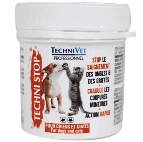 Polvo hemostático coagulante Techni-Stop 30g - Para cortar hemorragias