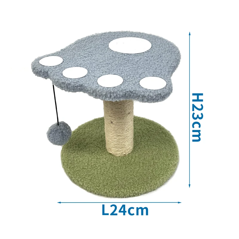 Rascador para gatos con forma de pata- 25x24x23 cm