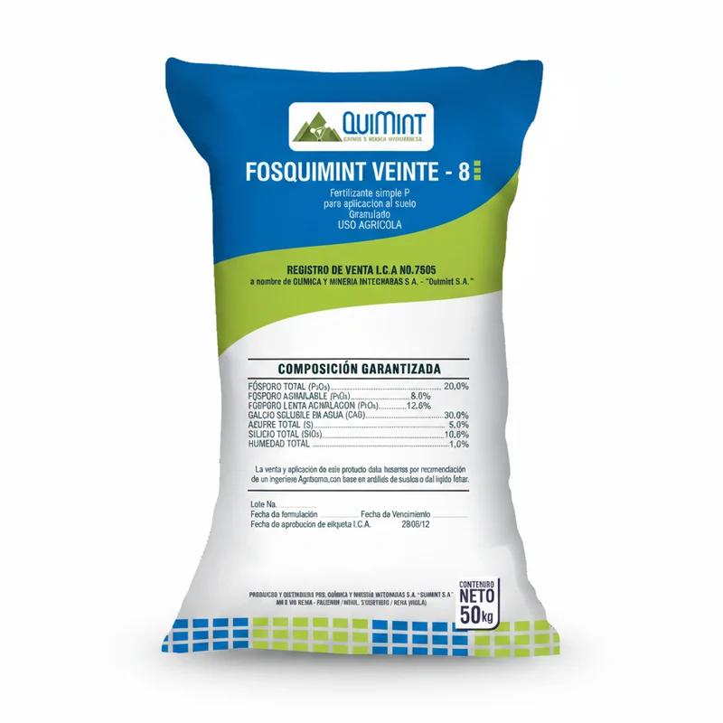 Fosquimint Veinte-8 Granulado X 50 Kg
