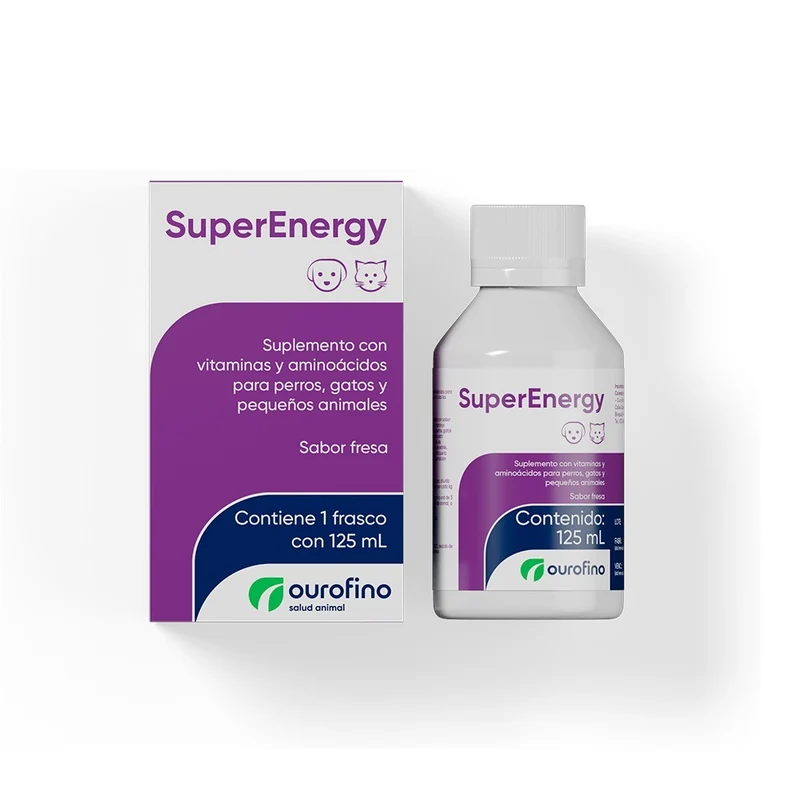 SuperEnergy x 125 ml - Suplemento con vitaminas y aminoácidos